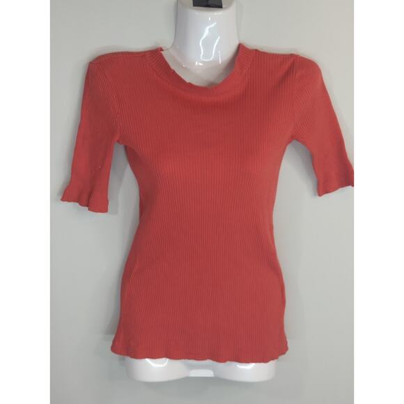 Abercrombie & Fitch Ribbed Red Top Women's XS - Picture 1 of 7
